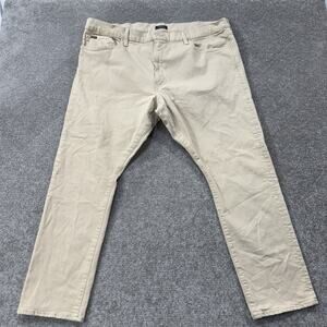 Polo Ralph Lauren Sullivan Slim Mens 42x30 Khaki Beige Pants Stretch Casual